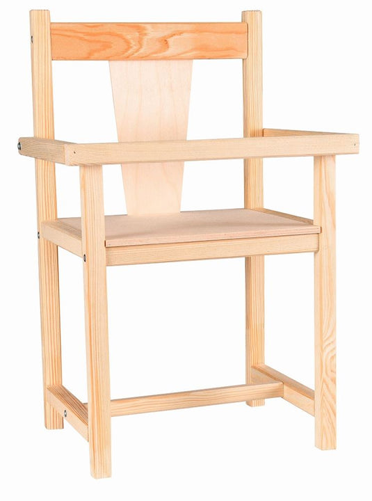 Egmont poppenstoel hout. 23x18x40 cm. 3+