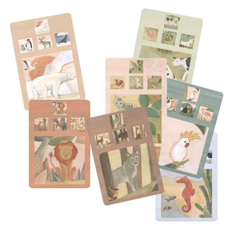 ギャラリービューアに画像をロードする, Egmont familie kwartet dieren. fsc karto
