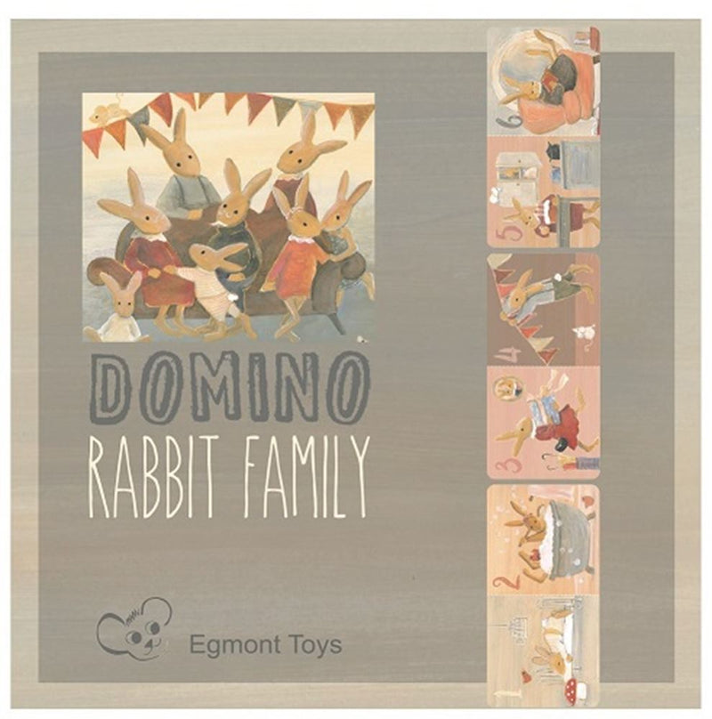 ギャラリービューアに画像をロードする, Egmont domino familie konijn. fsc karton
