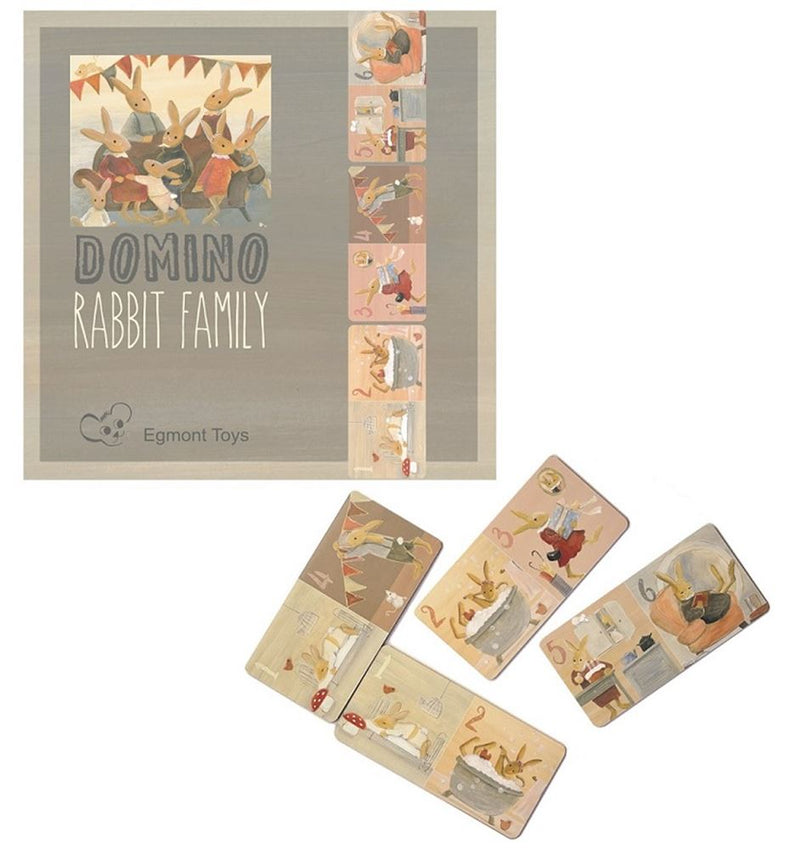 ギャラリービューアに画像をロードする, Egmont domino familie konijn. fsc karton
