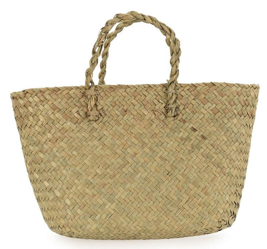 Egmont mandje van stro. 20x10x16 cm.