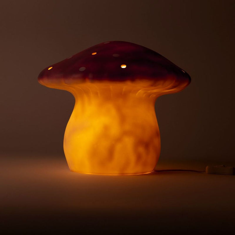 Afbeelding laden in galerijviewer, Egmont lamp paddenstoel lila+dimmer.
