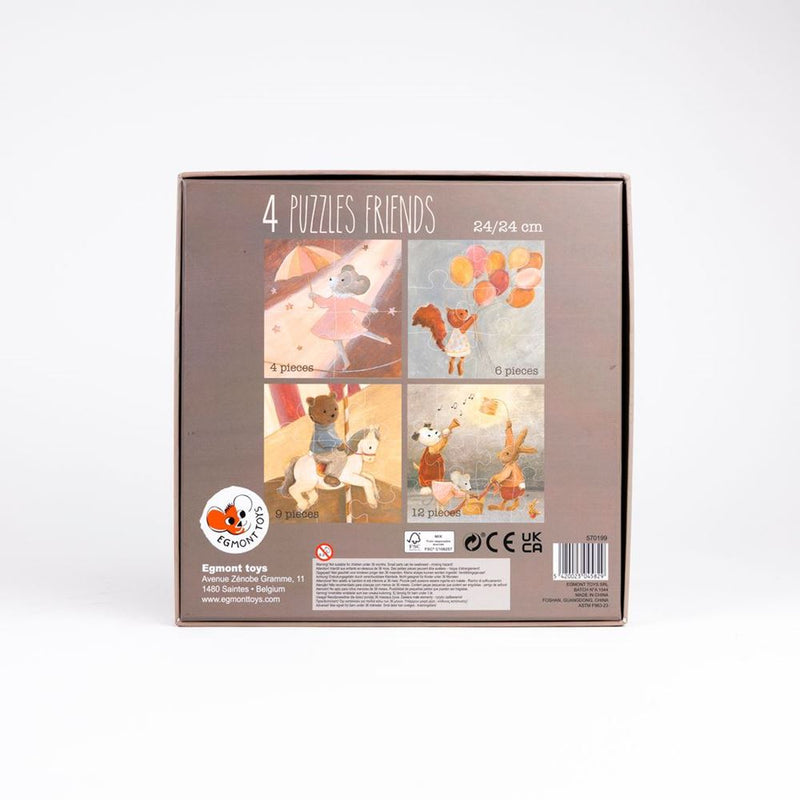 Laden Sie das Bild in Galerie -Viewer, Egmont 4 puzzels vrienden. fsc karton. 2
