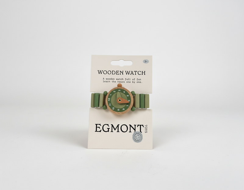 Afbeelding laden in galerijviewer, Egmont houten horloge raph. 3,5 cm. 3+
