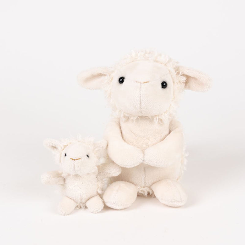 Chargez l'image dans la visionneuse de la galerie, Egmont knuffel schaap met baby. 15x15x12
