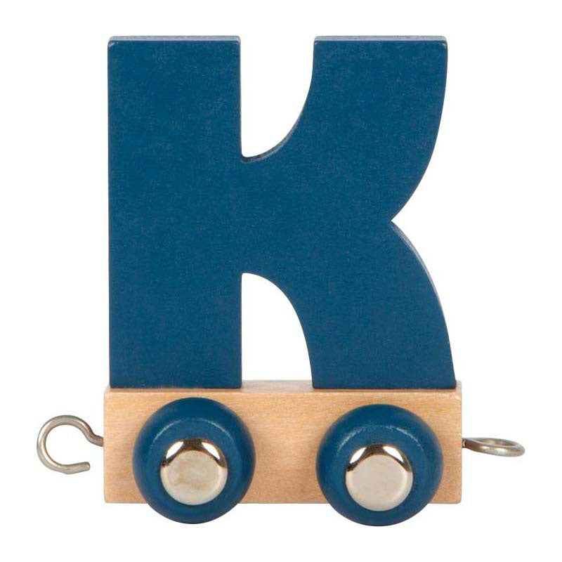 Load image into Gallery viewer, Small foot - houten lettertrein polar - k
