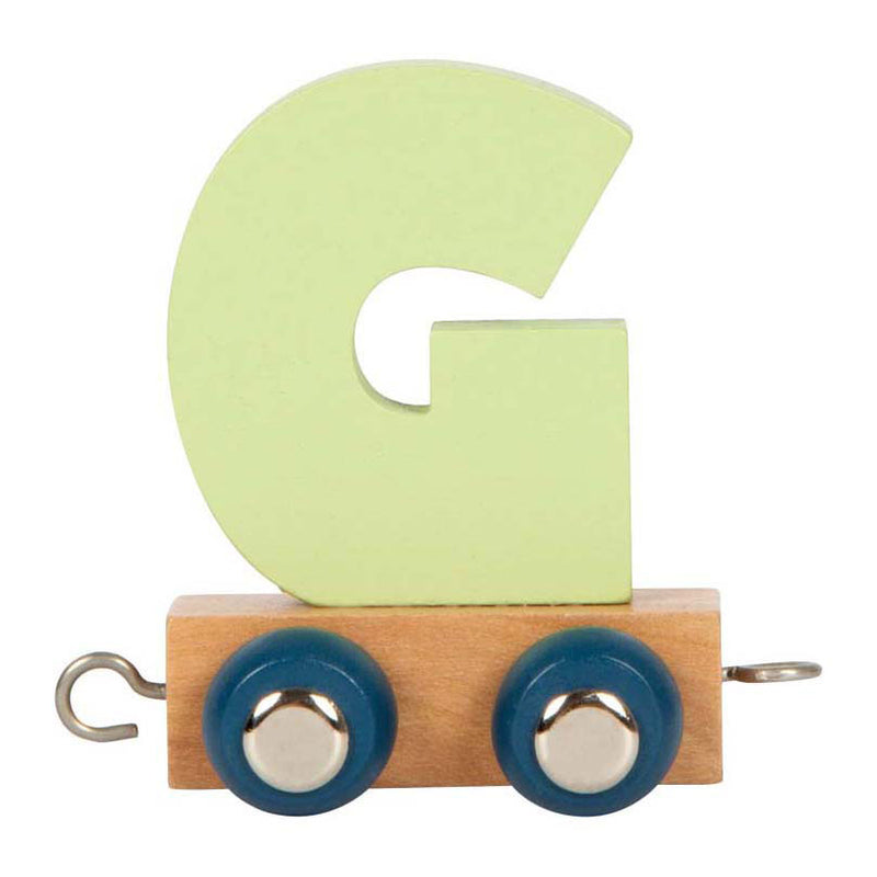 Load image into Gallery viewer, Small foot - houten lettertrein polar - g
