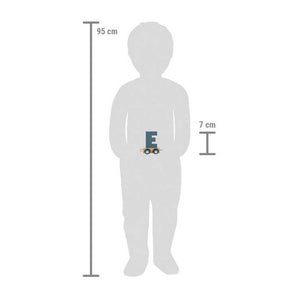 Small foot - houten lettertrein polar - e