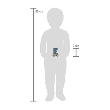 Small foot - houten lettertrein polar - e