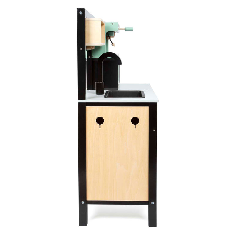 Load image into Gallery viewer, Small foot - houten industriele keuken met keukeneiland, 18dlg.
