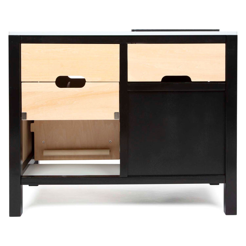 Load image into Gallery viewer, Small foot - houten industriele keuken met keukeneiland, 18dlg.
