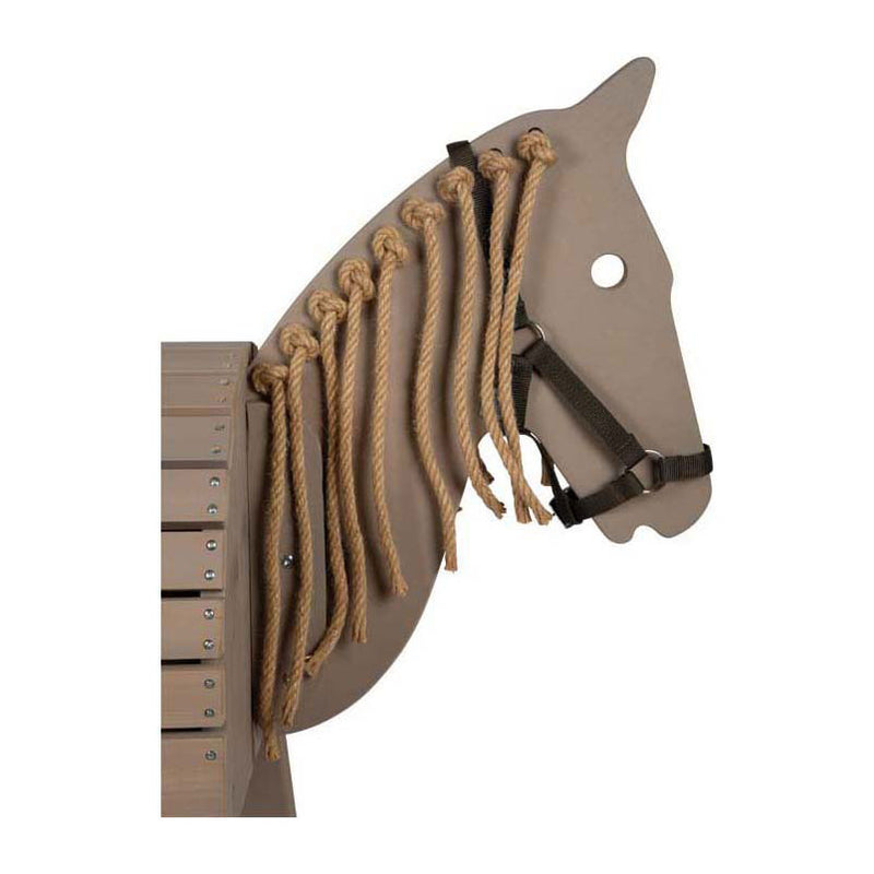 Load image into Gallery viewer, Small foot - houten paard grijs
