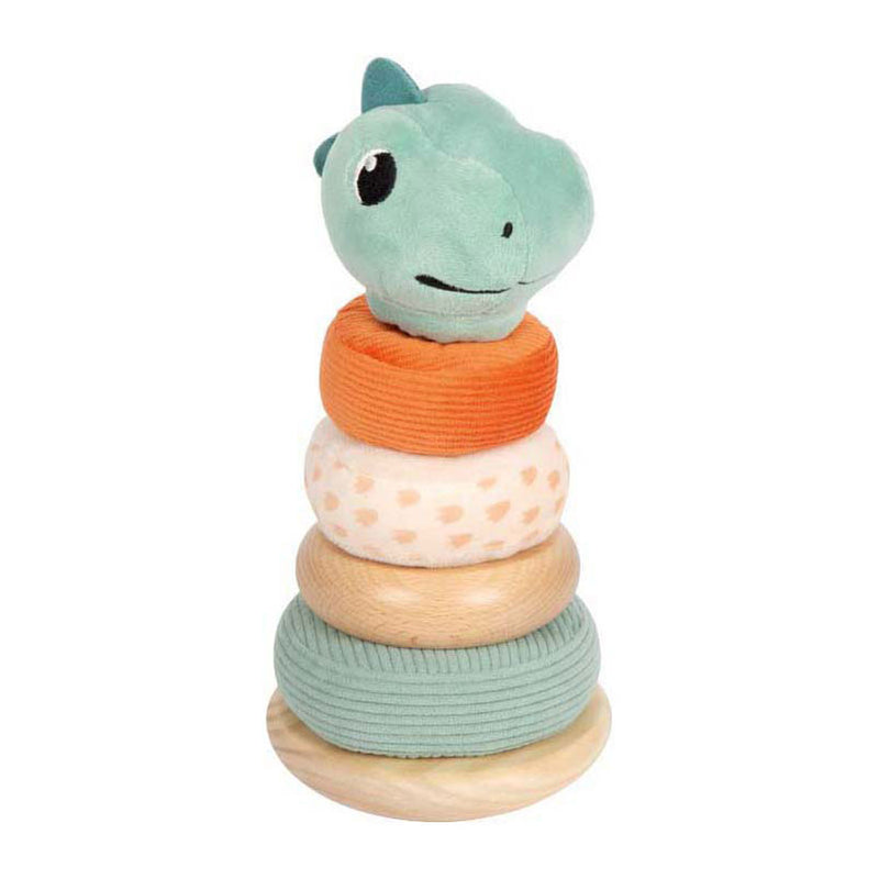 Load image into Gallery viewer, Small foot - houten stapeltoren dino
