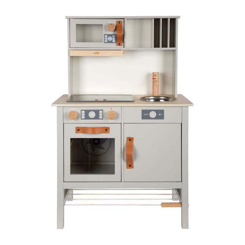 Afbeelding laden in galerijviewer, Small foot - houten speelkeuken tasty grijs
