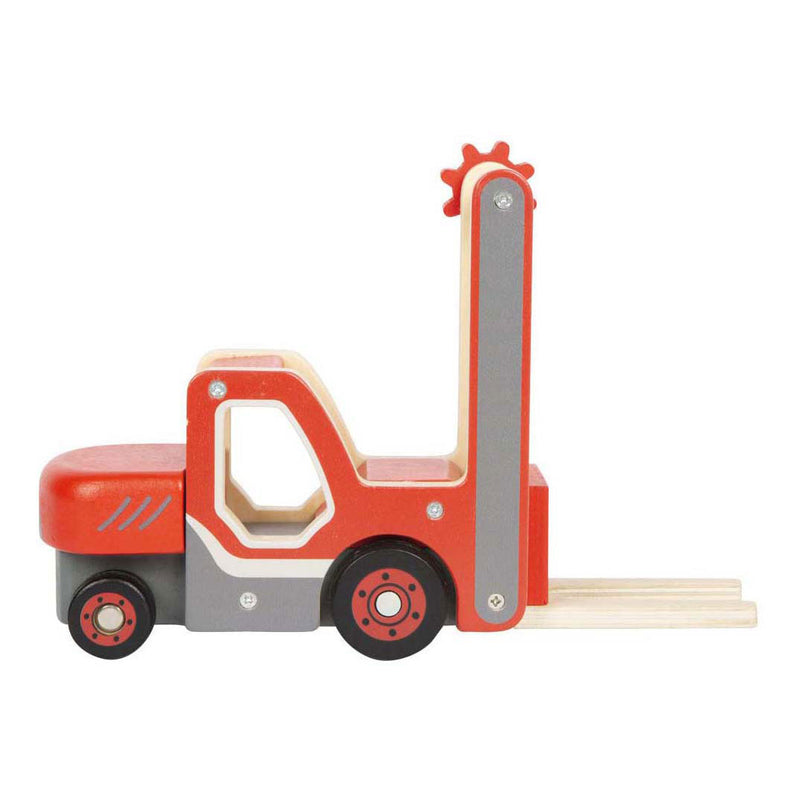 Load image into Gallery viewer, Small foot - houten heftruck met pallet
