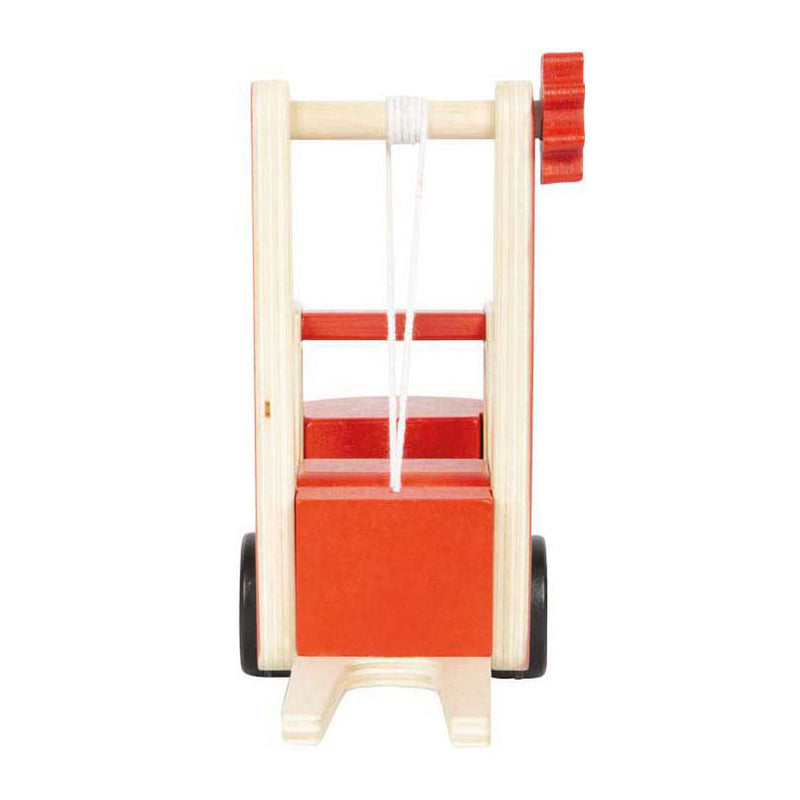 Afbeelding laden in galerijviewer, Small foot - houten heftruck met pallet
