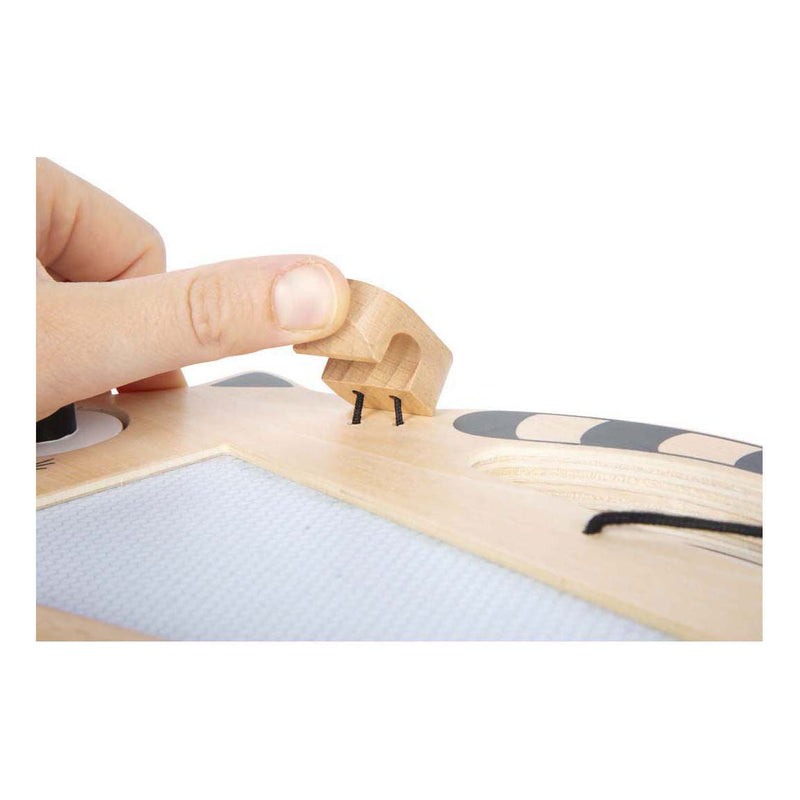 Load image into Gallery viewer, Small foot - magnetisch tekenbord hout
