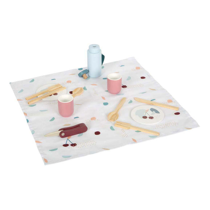 Load image into Gallery viewer, Small foot - rugzak met houten picknick tasty speelset, 14dlg.
