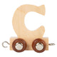 Small foot - houten lettertrein - c - 12 stuks