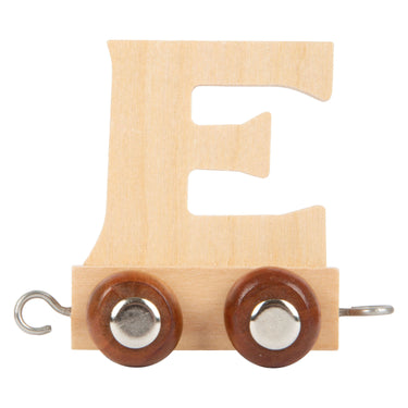 Small foot - houten lettertrein - e - 12 stuks