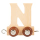Small foot - houten lettertrein - n - 12 stuks