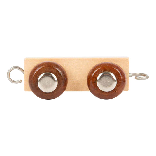 Small foot - houten lettertrein trailer - 12 stuks