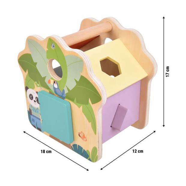 ギャラリービューアに画像をロードする, Small foot - houten vormenstoof jungle friends fsc

