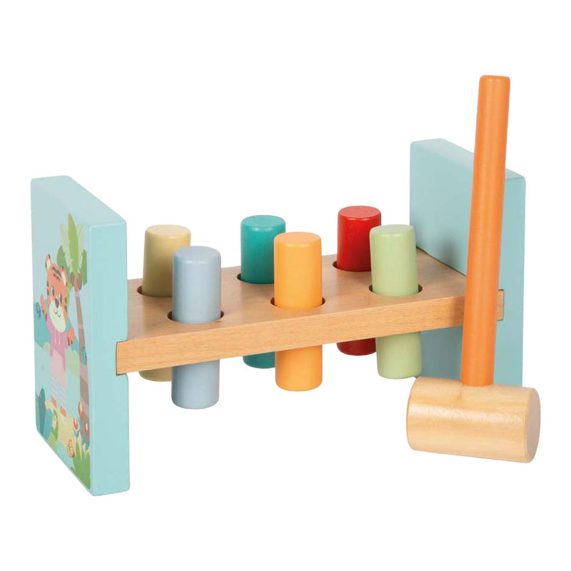 Load image into Gallery viewer, Small foot - houten hamerbank jungle friends fsc
