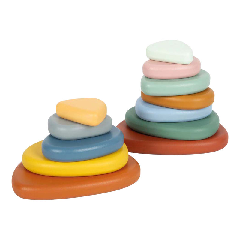 Load image into Gallery viewer, Small foot - houten montessori river rocks evenwichtsspel fsc
