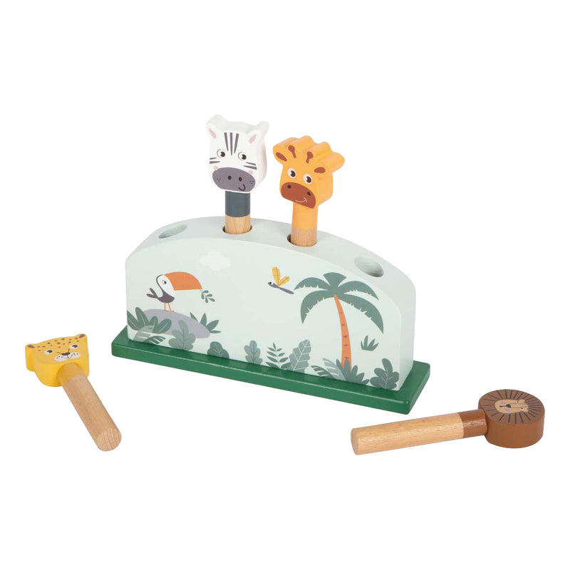 Load image into Gallery viewer, Small foot - houten dierenvormenspel safari fsc
