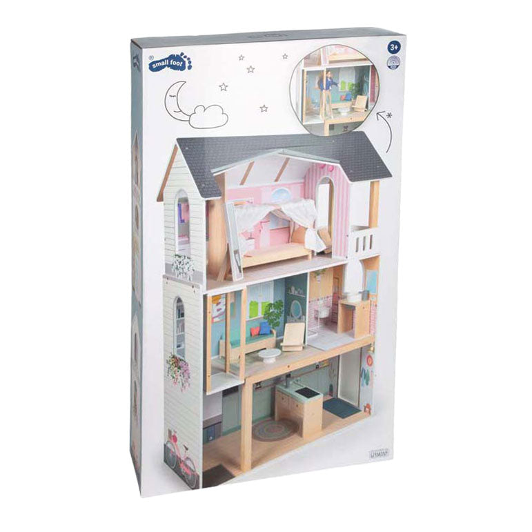Afbeelding laden in galerijviewer, Small foot - houten poppenhuis dream villa xl
