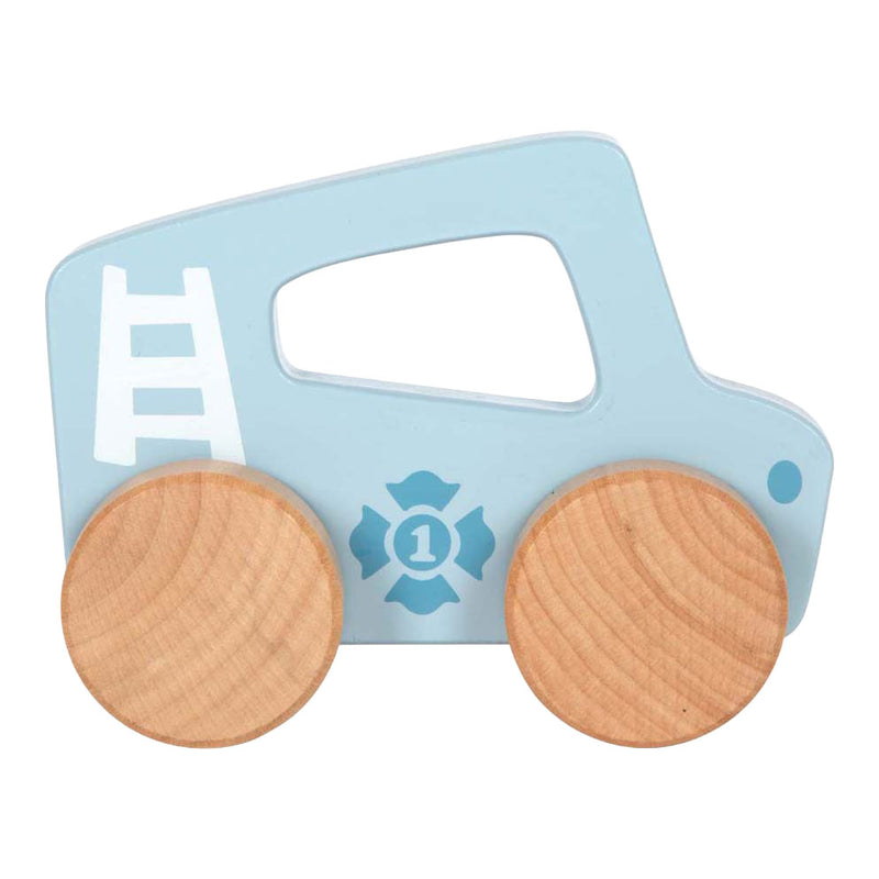 Afbeelding laden in galerijviewer, Small foot - houten duwautootje blauw
