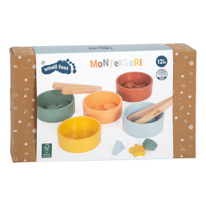 Small foot - houten montessori sorteerspel met knijptang
