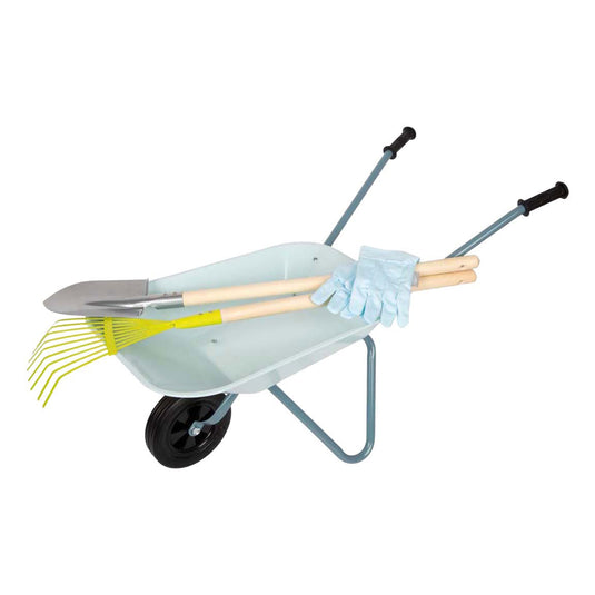 Small foot - tuingereedschap set met kruiwagen 5dlg.