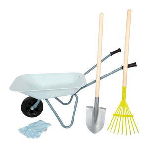 Small foot - tuingereedschap set met kruiwagen 5dlg.