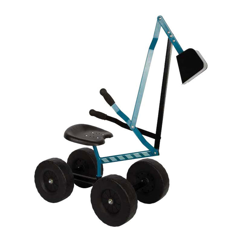 Load image into Gallery viewer, Small foot - graafmachine met wielen blauw
