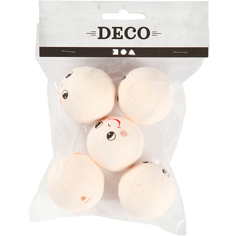 Afbeelding laden in galerijviewer, Https: www.cchobby.nl hoofden-d-40-mm-licht-beige-5-stuk-1-doos
