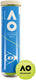 Dunlop australian open tennisballen - 4 stuks