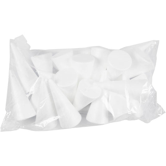 Https: www.cchobby.nl kegels-h-14-5-cm-d-6-cm-wit-25-stuk-1-doos