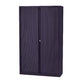 Roldeurkast hoog bisley 120x43x198cm donkergrijs 4 legborden