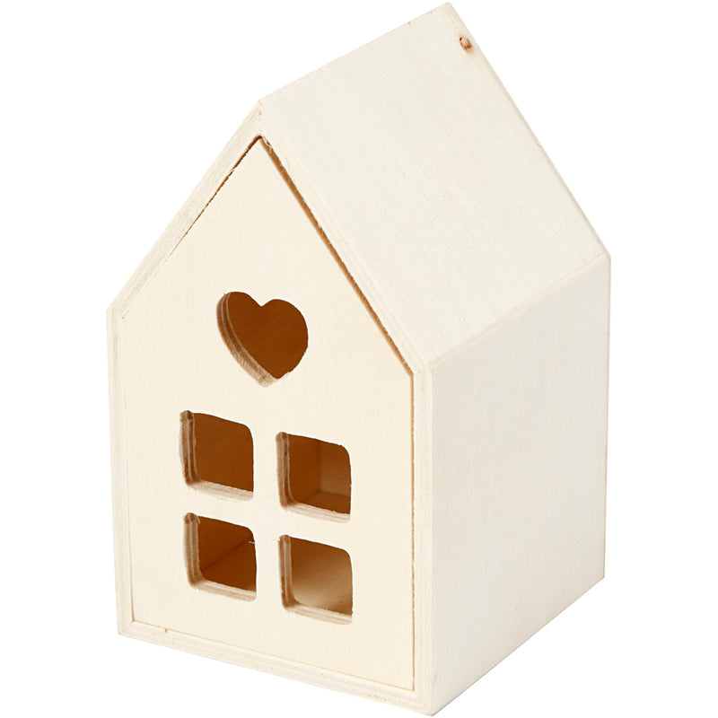 Load image into Gallery viewer, Creativ company houten huis met lade, 10,8cm
