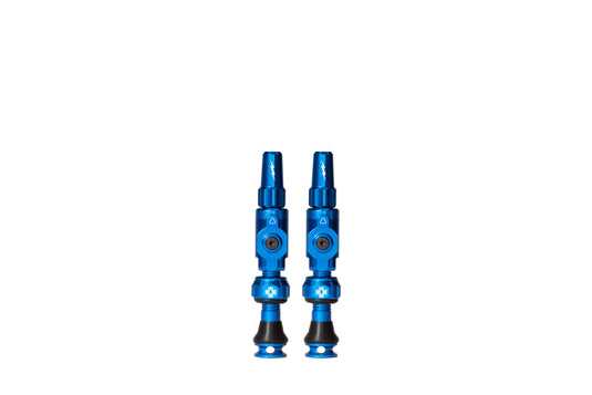 Muc-off tubeless ventiel big bore lite small blue franse presta ventiel 30mm