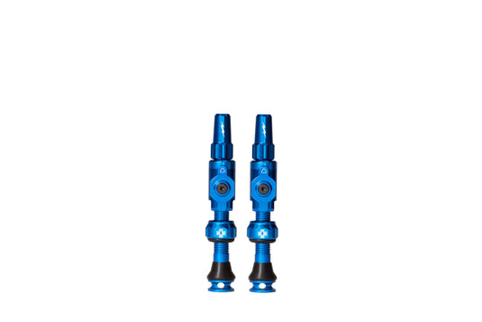 Muc-off tubeless ventiel big bore lite medium blue franse presta ventiel 35mm