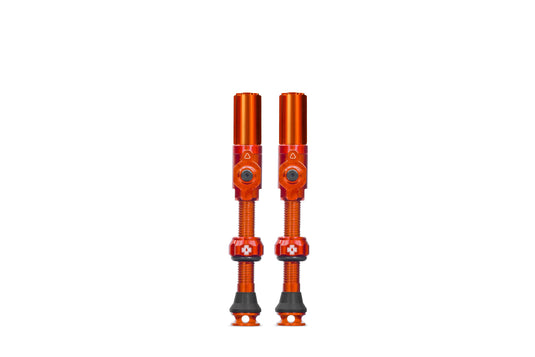Muc-off tubeless ventiel big bore hybrid large orange auto schräder ventiel 45mm