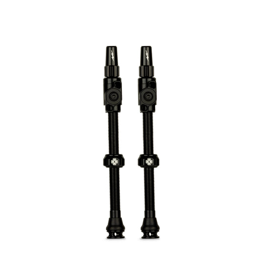 Muc-off tubeless ventiel big bore lite xxlarge black franse presta ventiel 70mm