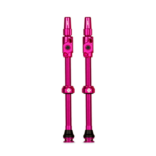 Muc-off tubeless ventiel big bore lite xxxlarge pink franse presta ventiel 80mm