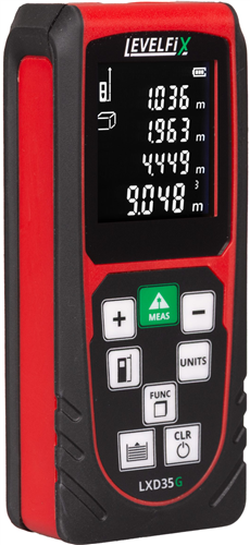 Levelfix lxd35g afstandmeter tot 35m met groene straal