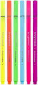 Bruynzeel - fineliner set 6 neonkleuren