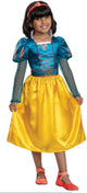 Disguise disney - snow white live action, sneeuwwitje live action jurk klassiek, maat m (7-8 jaar)