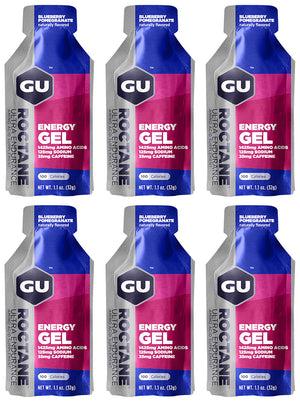 Gu roctane energy gel (contains caffeine) 6x32g